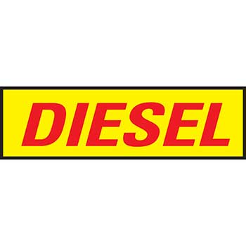 Auto Supplies Slogan, Diesel, Yellow/Red, 12/PK