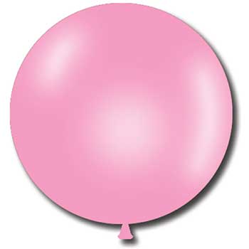 Auto Supplies Jumbo Latex Balloons, 17&quot;, Pink, 72/BG