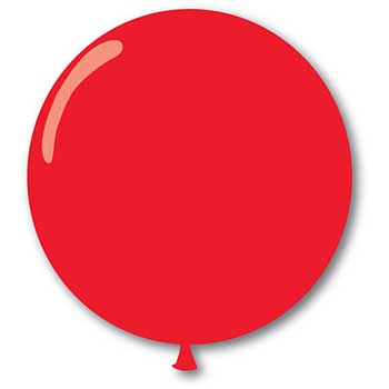 Auto Supplies Giant Latex Balloons, 60&quot;, Red
