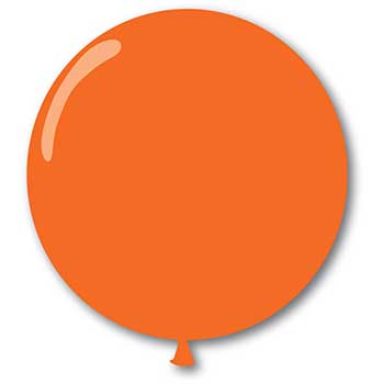 Auto Supplies Giant Latex Balloons, 60&quot;, Orange