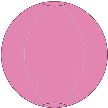 Auto Supplies Balloon, Reusable, 20&quot;, Pink