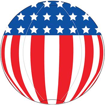 Auto Supplies Balloon, Reusable, 20&quot;, Patriotic