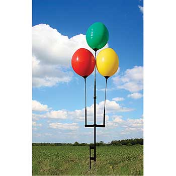 Auto Supplies Reusable Balloon Ground Pole Kit, 3 Balloons