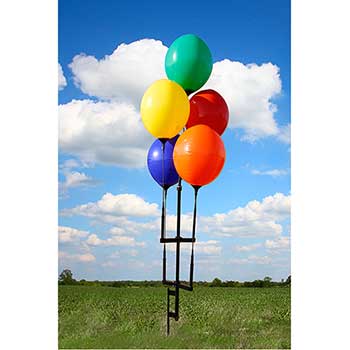 Auto Supplies Reusable Balloon Ground Pole Kit, 5 Balloons