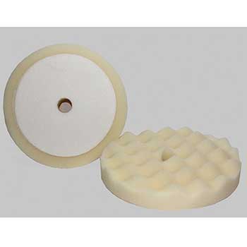 Auto Supplies Velcro Waffle Foam Pad, 8&quot;, White, 2/PK