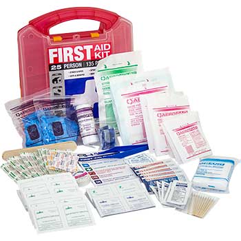 SAS Safety Corp. 25-Person First Aid Kit, Plastic Case