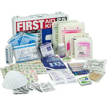 SAS Safety Corp. 25-Person First Aid Kit, Metal Case