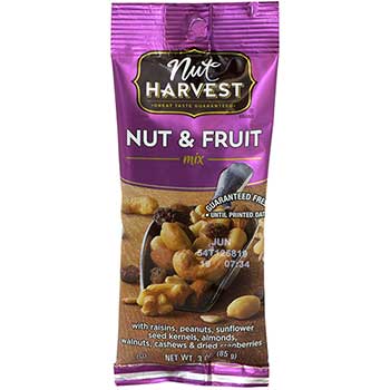 Nut Harvest Nut &amp; Fruit Mix, 2.25 oz., 8/PK
