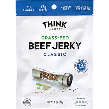 Think Jerky Classic Beef Jerky, 1 oz., 12/CS