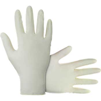 SAS Safety Corp. Dyna Grip Exam-Grade Disposable Gloves, Powder-Free, Latex, XL, 100/BX