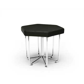 OFM 66-MDN Hex Series Stool with Chrome Frame