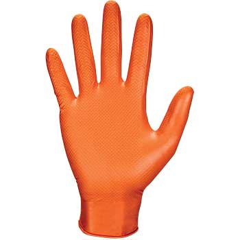 SAS Safety Corp. Astro-Grip Exam-Grade Disposable Gloves, Powder-Free, Nitrile, Medium, 100/BX