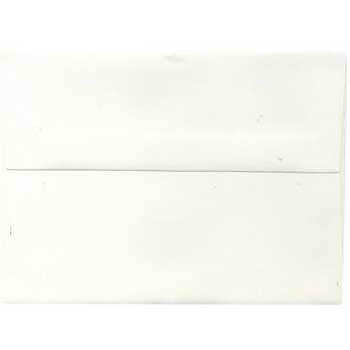 JAM Paper A6 Metallic Invitation Envelopes, 4 3/4&quot; x 6 1/2&quot;, Cryogen White, 25/PK