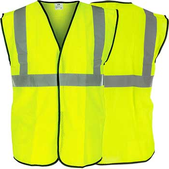 SAS Safety Corp. Class 2 Safety Vest, Yellow, 3XL