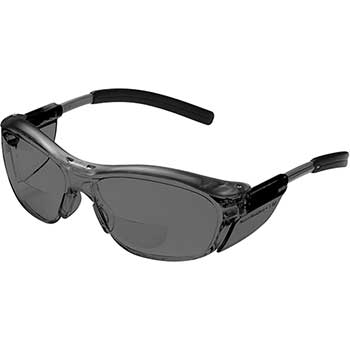 3M Nuvo™ Reader Protective Eyewear, Gray Lens, Gray Frame