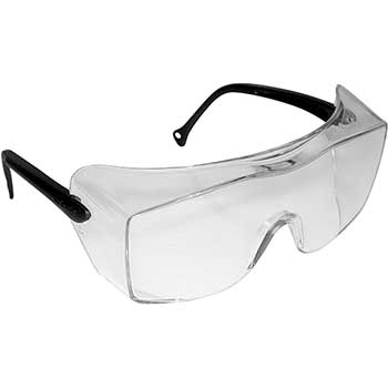 3M OX™ Protective Eyewear, Clear Anti-Fog Lens, Black Temple