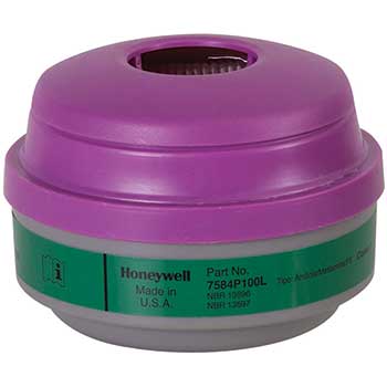 Honeywell North&#174; N Series Ammonia &amp; Methelamine Cartridge &amp; P100 Filter, PR