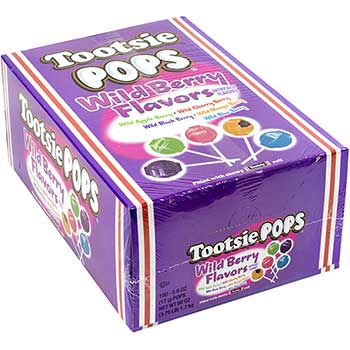 Tootsie Roll Pops Wild Berry, 100 Count Box