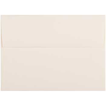 JAM Paper A7 Strathmore Invitation Envelopes, 5 1/4&quot; x 7 1/4&quot;, Natural White Linen, 250/CT