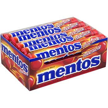 Mentos Cinnamon Singles, 1.32 oz., 15/PK