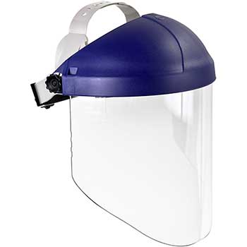 3M Ratchet Headgear H8A, 82783-00000, with 3M™ Clear Polycarbonate Faceshield WP96