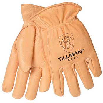 Tillman 864 Top Grain Deerskin Drivers Gloves, Unlined, Beige, XL