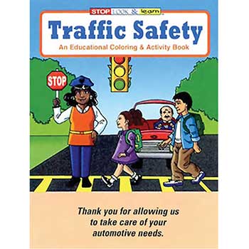 Auto Supplies Coloring Book, Traffic Safety, 50/PK