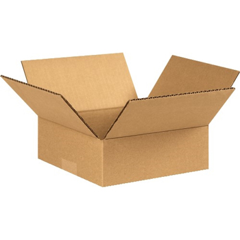 W.B. Mason Co. Corrugated Boxes, 8&quot; x 8&quot; x 2&quot;, Kraft, 25/Bundle