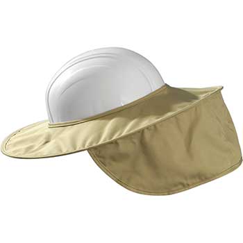 OccuNomix Stow-A-Way Hard Hat Shade, Khaki