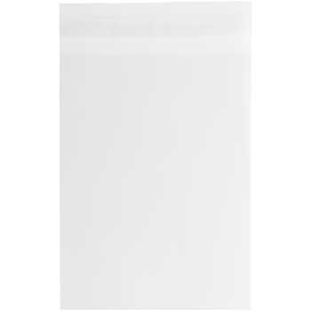 JAM Paper Cello Sleeves with Self Adhesive Closure, 9 1/4&quot; x 12 1/4&quot;, Clear, 100/PK