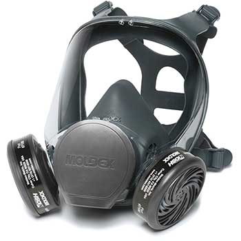Moldex 9000 Series Full Face Respirator Facepiece, Large