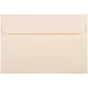 JAM Paper A8 Strathmore Invitation Envelopes, 5 1/2&quot; x 8 1/8&quot;, Ivory Wove, 50/BX