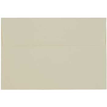JAM Paper A8 Strathmore Invitation Envelopes, 5 1/2&quot; x 8 1/8&quot;, Ivory Laid, 50/BX