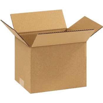 W.B. Mason Co. Corrugated boxes, 9&quot; x 7&quot; x 7&quot;, Kraft, 25/BD