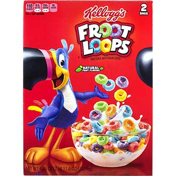 Kellogg&#39;s Froot Loops&#174; Cereal, 43.6 oz. Box