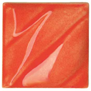 Amaco Low Fire Cone 05 Semi-Opaque Gloss Glazes, Coral, 1 pint