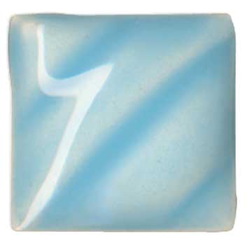 Amaco Lead Free Translucent (LG) Gloss GlazesCone 05, Light Blue, 1 pint