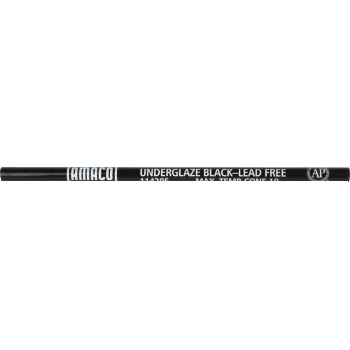Amaco Underglaze Pencils, #1, Black, 12/PK