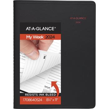 AT-A-GLANCE 800 Range Weekly/Monthly Appointment Book, 8 1/2&quot; x 11&quot;, White, 2023