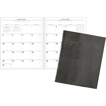 AT-A-GLANCE Executive Monthly Padfolio Refill, 9&quot; x 11&quot;, White, 2023