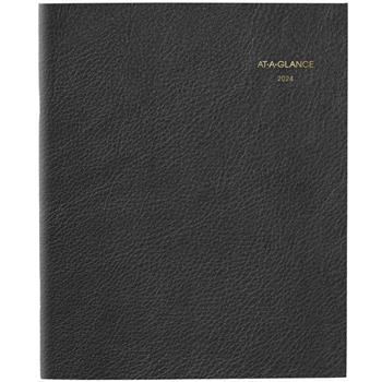 AT-A-GLANCE Executive Monthly Padfolio Refill, 9 in x 11 in, White, 2024