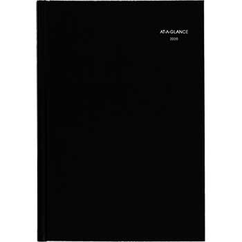 AT-A-GLANCE DayMinder Hard-Cover Monthly Planner, 7 7/8 x 11 7/8, Black, 2022-2023