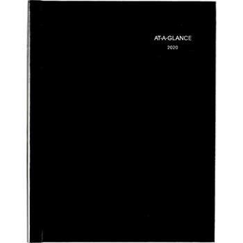 AT-A-GLANCE DayMinder Hardcover Weekly Appointment Book, 8&quot; x 11&quot;, Black, 2023
