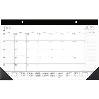 AT-A-GLANCE Contemporary Compact Desk Pad, 17 3/4 in x 10 7/8 in, 2024