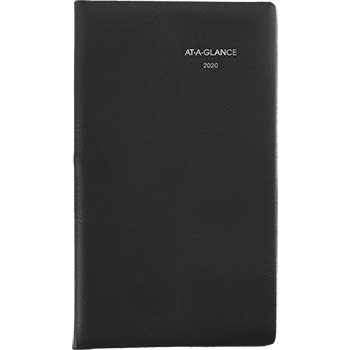 AT-A-GLANCE DayMinder Pocket-Sized Monthly Planner, 3 5/8&quot; x 6 1/16&quot;, Black, 2022-20223