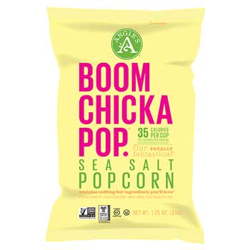 Boomchickapop Sea Salt Popcorn, 1.25 oz., 12/CS