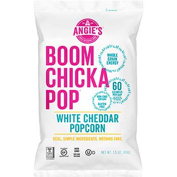 Boomchickapop White Cheddar Popcorn, 1.5 oz., 12/CS