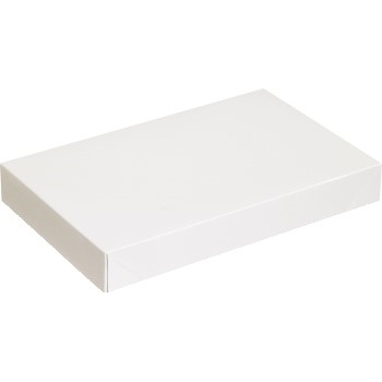 W.B. Mason Co. Apparel boxes, 15&quot; x 9 1/2&quot; x 2&quot;, White, 100/CS