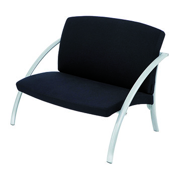 Alba Nova 2 Reception Chair, Black