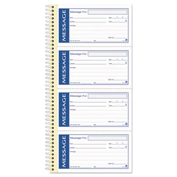 Adams Write &#39;n Stick Phone Message Pad, 2 3/4 x 4 3/4, Two-Part Carbonless, 200 Forms